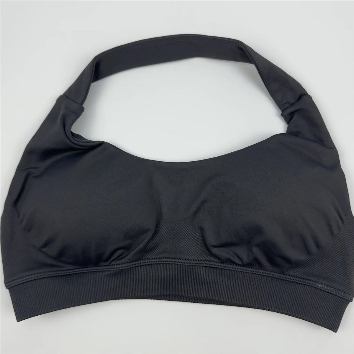 Sports Bra Women Seamless Halter Top High Support Push-up Open Back Gym wear Fitness Yoga Workout underwear