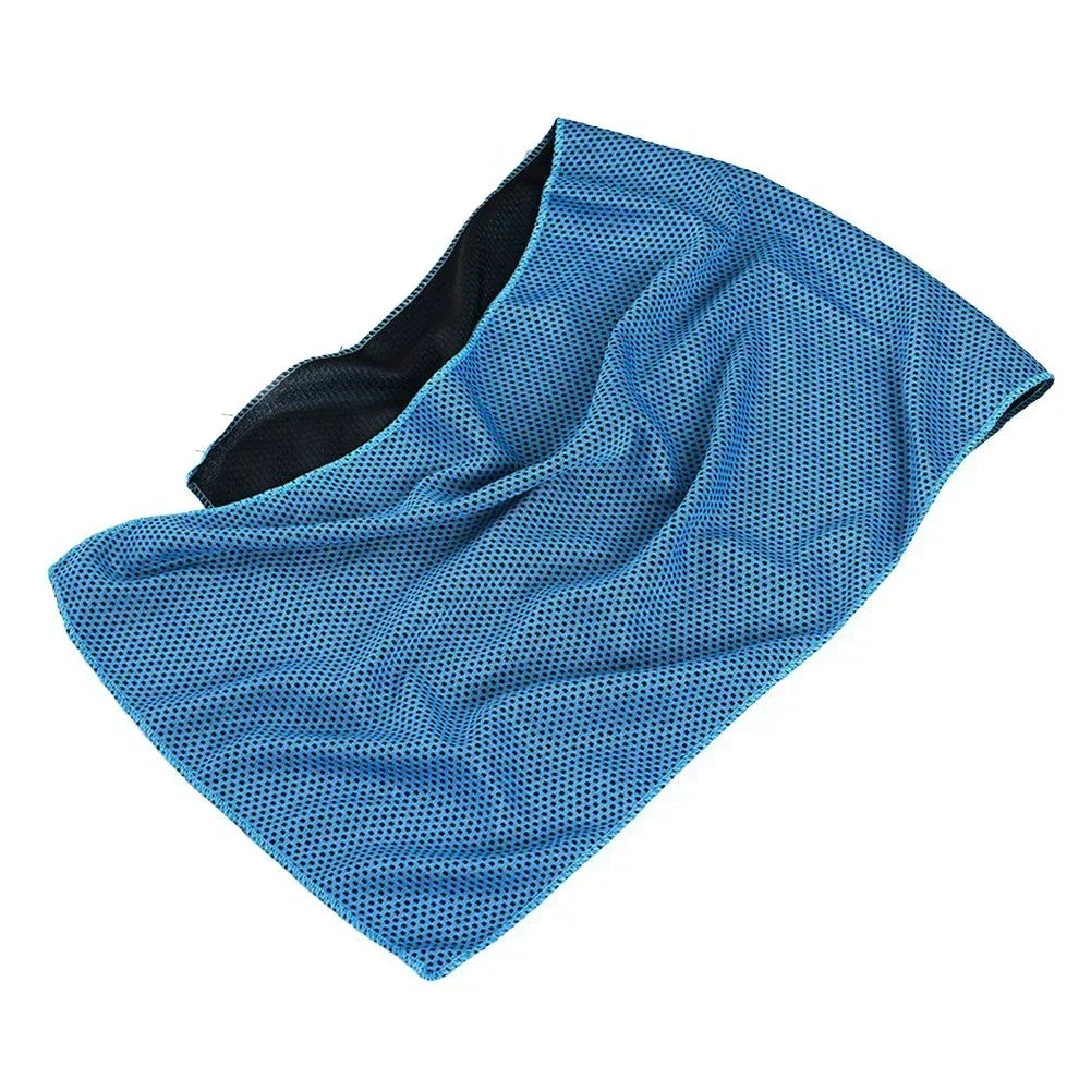Cooling Ice Towels Microfiber Yoga Cool Thin Towel Outdoor Sport Gym Wear Icing Sweat Band Top Sports Towel Summer Cooling Scarf