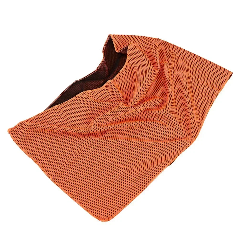 Cooling Ice Towels Microfiber Yoga Cool Thin Towel Outdoor Sport Gym Wear Icing Sweat Band Top Sports Towel Summer Cooling Scarf