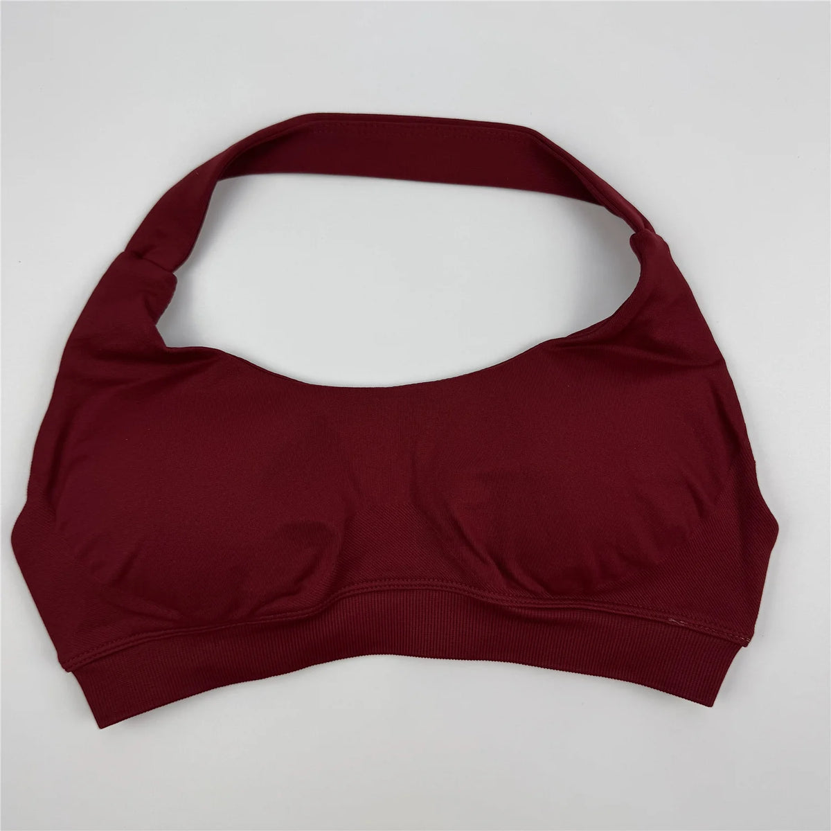 Sports Bra Women Seamless Halter Top High Support Push-up Open Back Gym wear Fitness Yoga Workout underwear
