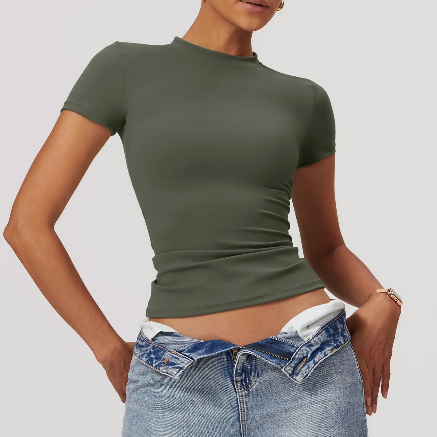 Women Sport T Shirts Short Sleeve Yoga Shirt Gym Top Running Push Up Active Wear Sport Top Femme Yoga Top Fitness Clothes