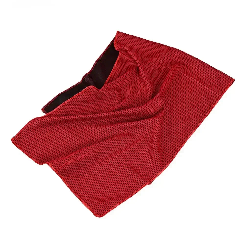 Cooling Ice Towels Microfiber Yoga Cool Thin Towel Outdoor Sport Gym Wear Icing Sweat Band Top Sports Towel Summer Cooling Scarf