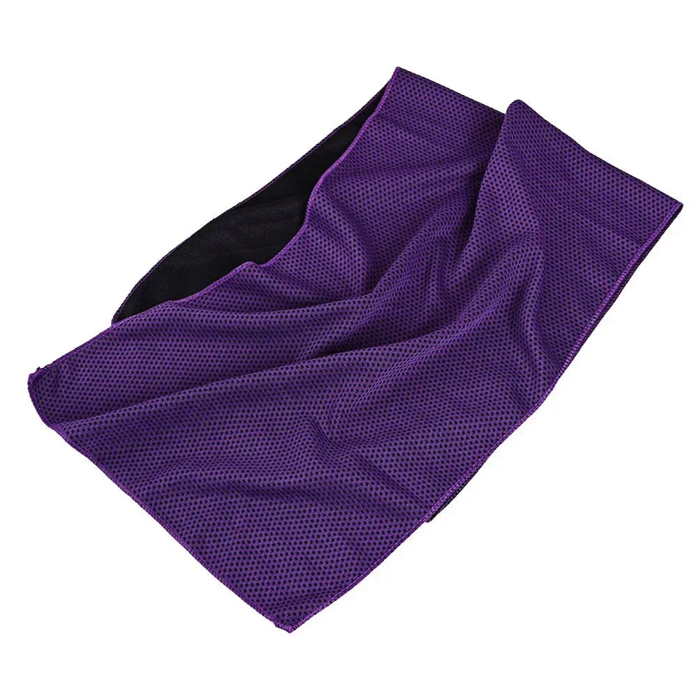 Cooling Ice Towels Microfiber Yoga Cool Thin Towel Outdoor Sport Gym Wear Icing Sweat Band Top Sports Towel Summer Cooling Scarf