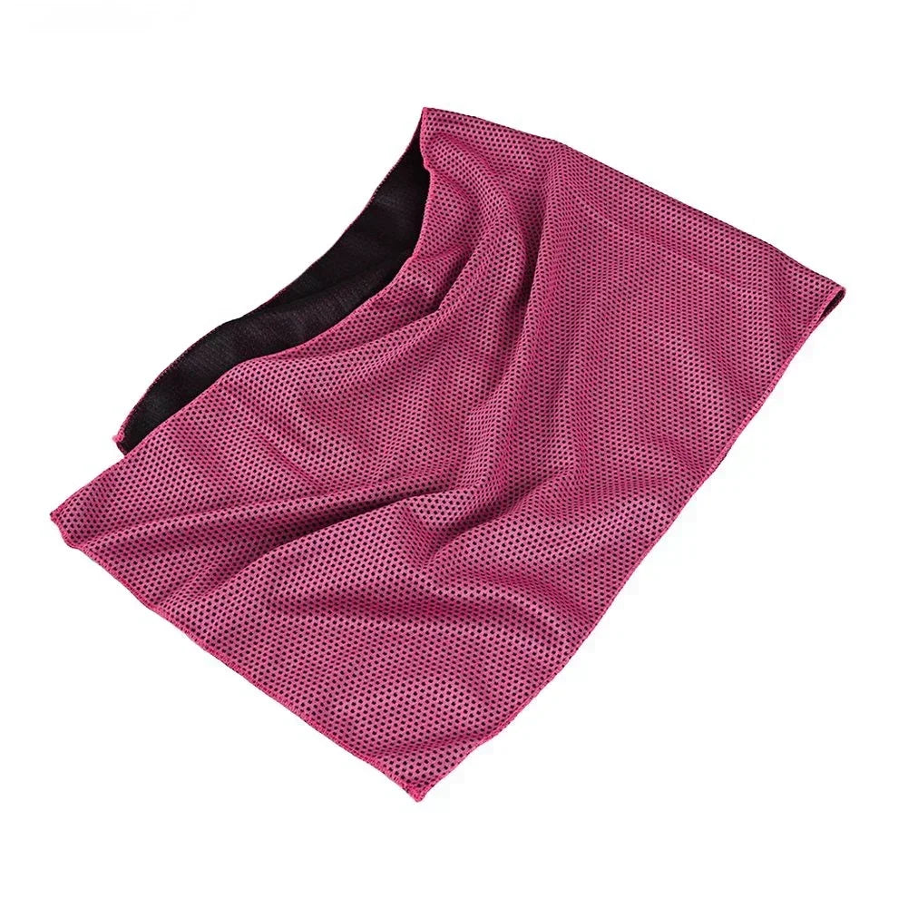 Cooling Ice Towels Microfiber Yoga Cool Thin Towel Outdoor Sport Gym Wear Icing Sweat Band Top Sports Towel Summer Cooling Scarf