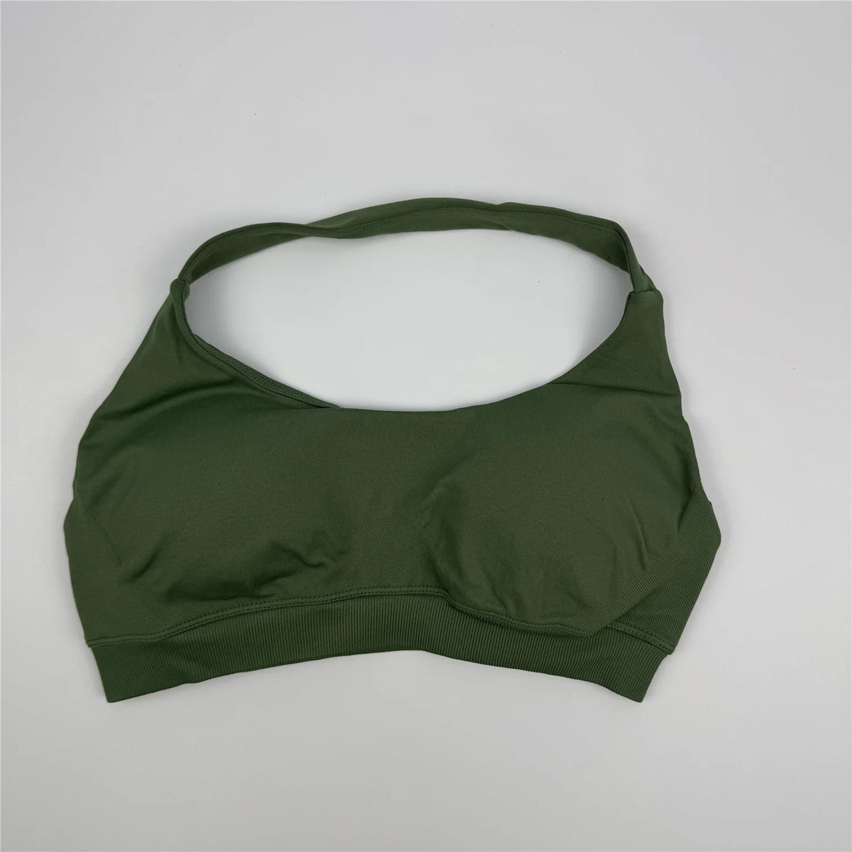 Sports Bra Women Seamless Halter Top High Support Push-up Open Back Gym wear Fitness Yoga Workout underwear