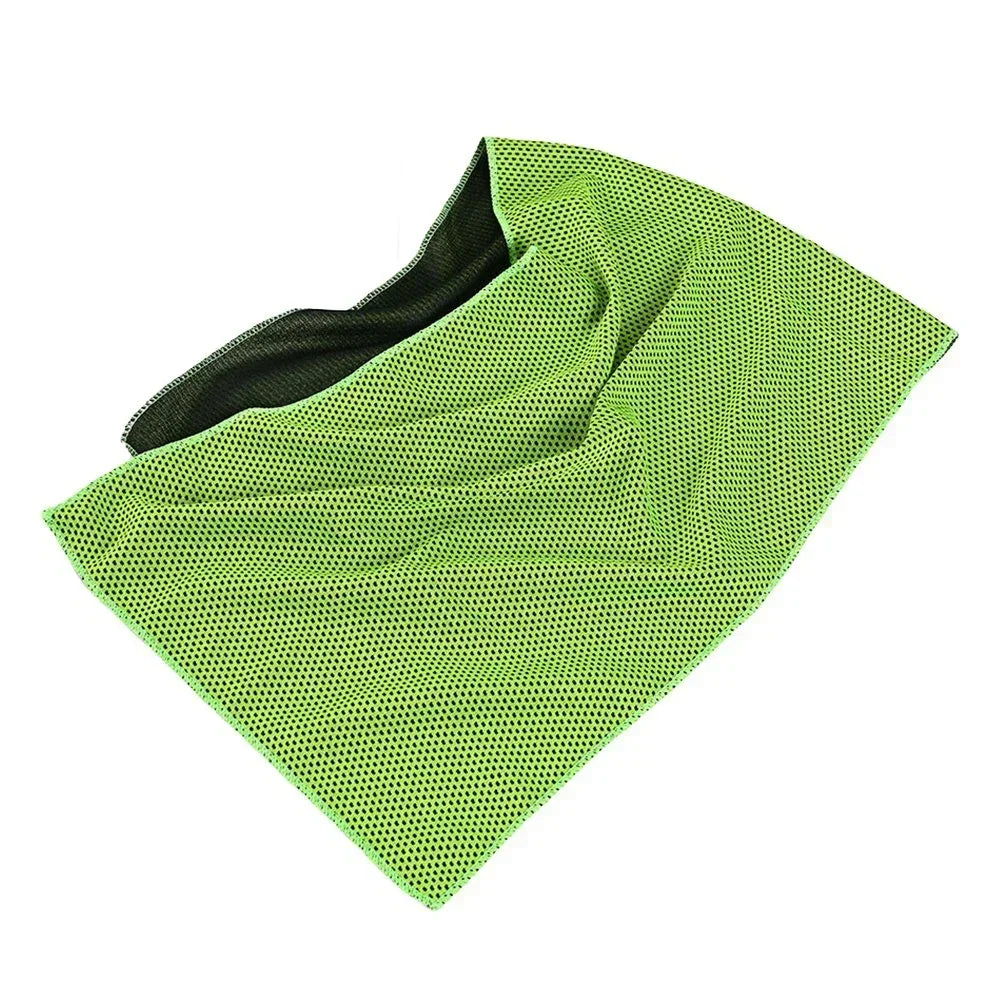 Cooling Ice Towels Microfiber Yoga Cool Thin Towel Outdoor Sport Gym Wear Icing Sweat Band Top Sports Towel Summer Cooling Scarf