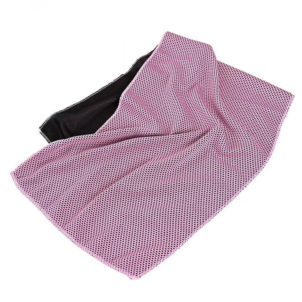 Cooling Ice Towels Microfiber Yoga Cool Thin Towel Outdoor Sport Gym Wear Icing Sweat Band Top Sports Towel Summer Cooling Scarf