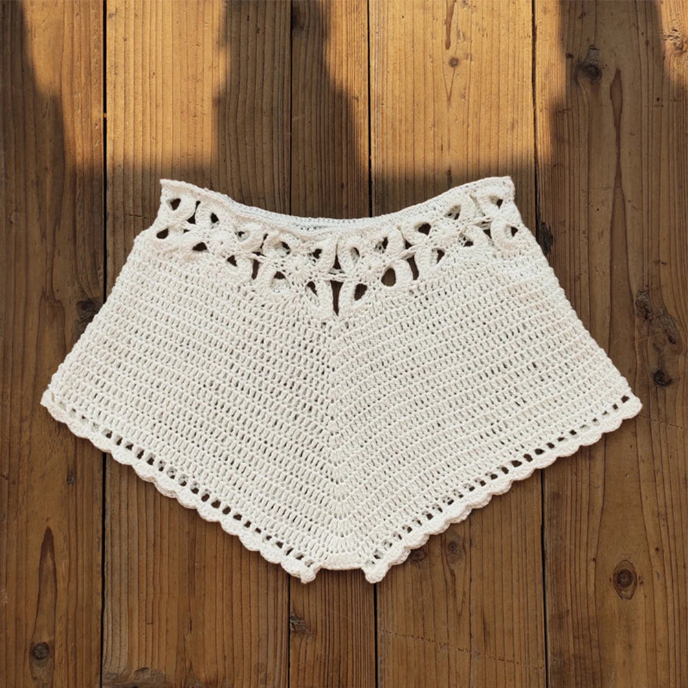 Swimwear Womens Shorts Beach Bikini Bottoms Breathable Casual Comfortable Crochet Lounge Shorts Relaxed Swim Shorts